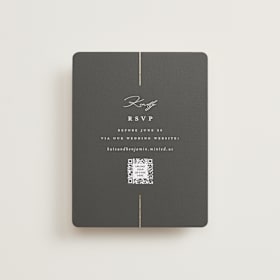 Foil-Pressed RSVP Online Enclosure Cards