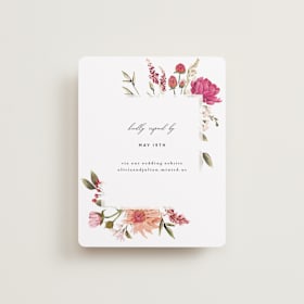 Foil-Pressed RSVP Online Enclosure Cards