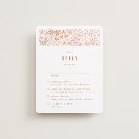 Multi-Event RSVP Cards