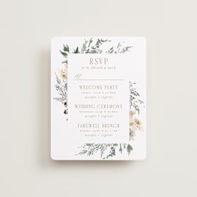 Multi-Event RSVP Cards