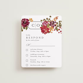 Multi-Event RSVP Cards