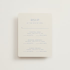 Multi-Event RSVP Cards
