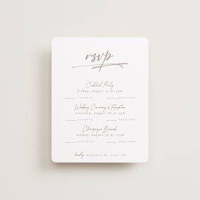 Multi-Event RSVP Cards