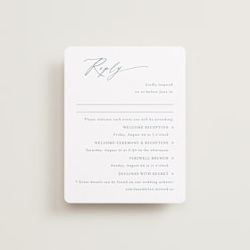 Multi-Event RSVP Cards