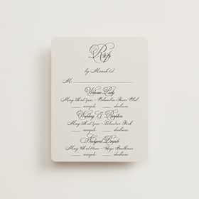 Multi-Event RSVP Cards