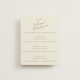 Multi-Event RSVP Cards