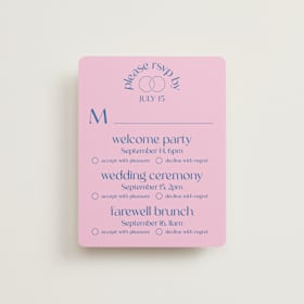 Multi-Event RSVP Cards