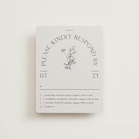 Multi-Event RSVP Cards