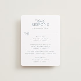 Multi-Event RSVP Cards