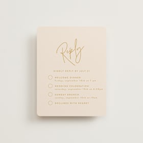 Multi-Event RSVP Cards