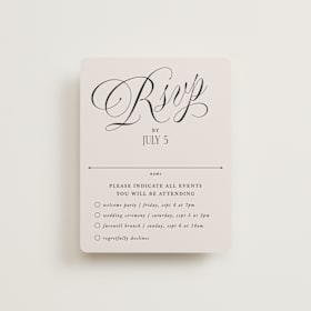 Multi-Event RSVP Cards