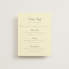 Multi-Event RSVP Cards