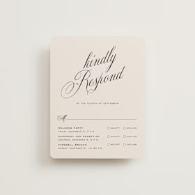 Multi-Event RSVP Cards