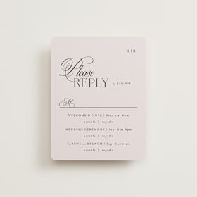 Multi-Event RSVP Cards