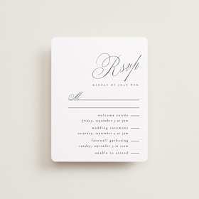 Multi-Event RSVP Cards
