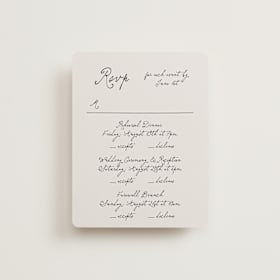 Multi-Event RSVP Cards