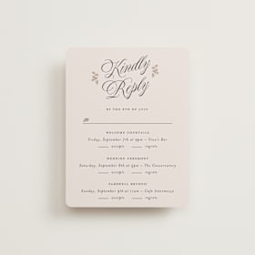 Multi-Event RSVP Cards