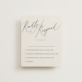 Multi-Event RSVP Cards