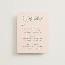 Multi-Event RSVP Cards