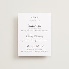 Multi-Event RSVP Cards