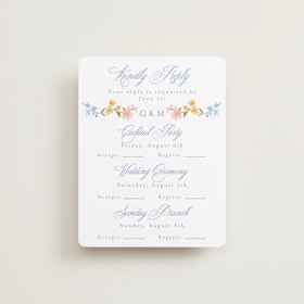 Multi-Event RSVP Cards