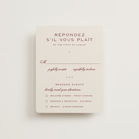 Multi-Event RSVP Cards