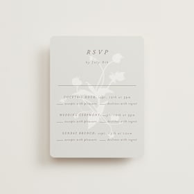 Multi-Event RSVP Cards