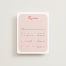 Multi-Event RSVP Cards