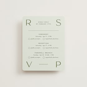 Multi-Event RSVP Cards