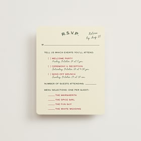 Multi-Event RSVP Cards
