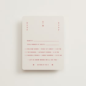Multi-Event RSVP Cards