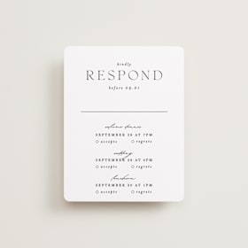 Multi-Event RSVP Cards