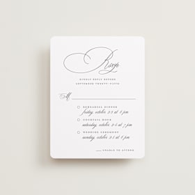Multi-Event RSVP Cards