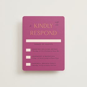Multi-Event RSVP Cards