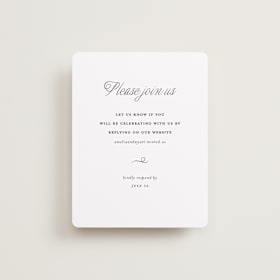 RSVP Online Enclosure Cards