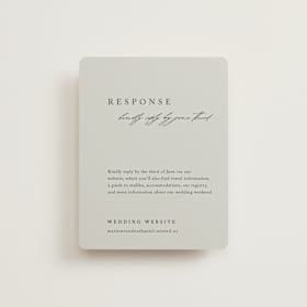 RSVP Online Enclosure Cards