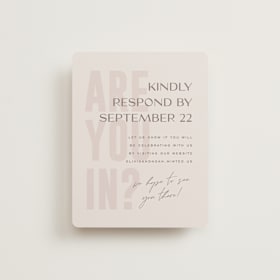 RSVP Online Enclosure Cards