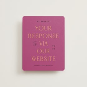RSVP Online Enclosure Cards