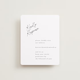RSVP Online Enclosure Cards