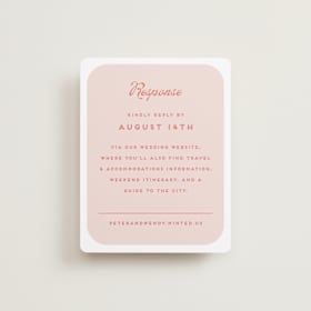 RSVP Online Enclosure Cards