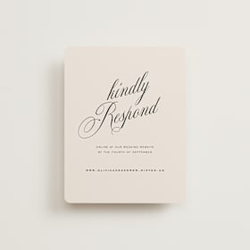 RSVP Online Enclosure Cards