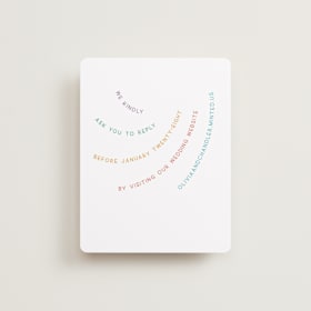 RSVP Online Enclosure Cards