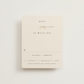 Foil-Pressed RSVP Cards