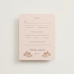 Foil-Pressed RSVP Cards