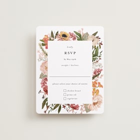 Foil-Pressed RSVP Cards