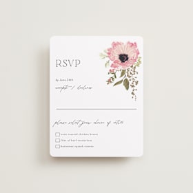 Foil-Pressed RSVP Cards