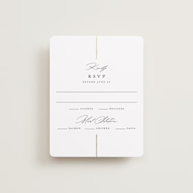 Foil-Pressed RSVP Cards