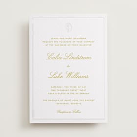 Letterpress Wedding Invitations