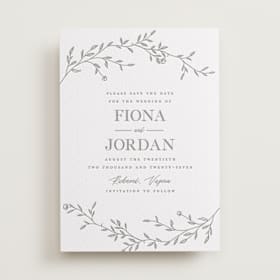 Letterpress Save the Date Cards