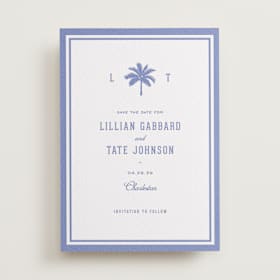 Letterpress Save the Date Cards